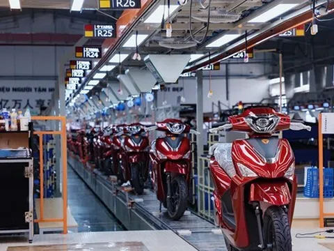 Sản lượng xe máy mới xuất xưởng tại Việt Nam tăng trở lại