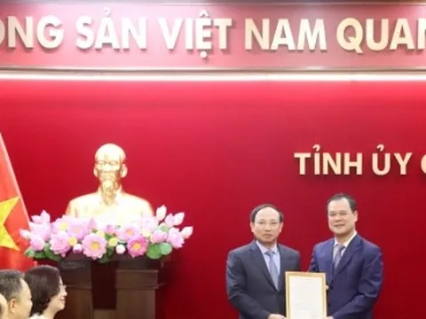 Ông Điệp Văn Chiến được bổ nhiệm làm Trưởng Ban Nội chính Tỉnh ủy Quảng Ninh