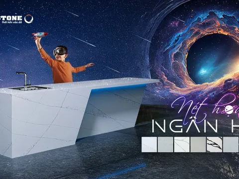 Mang vẻ đẹp huyền bí của vũ trụ vào BST "Nét họa Ngân hà" VICOSTONE®