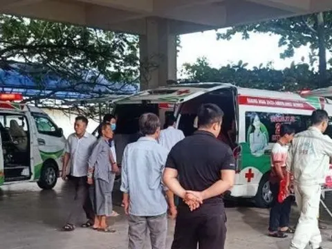 Nổ bình khí gas, 9 công nhân ở Quảng Ngãi bị bỏng