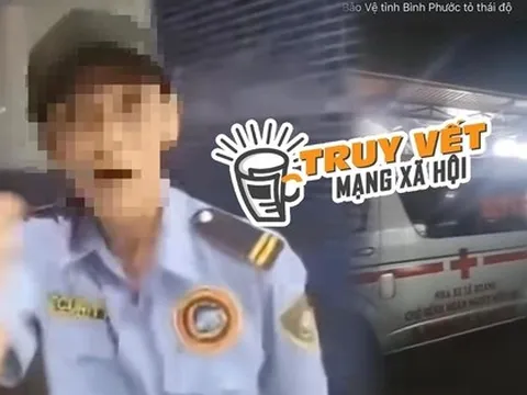 Tài xế livestream tố bảo vệ ngăn cản xe cứu thương vào bệnh viện chở người ở Bình Phước