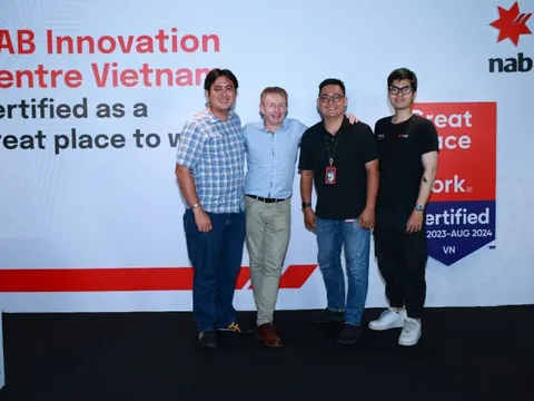 NAB Innovation Centre Vietnam cùng lúc được vinh danh hai giải thưởng quốc tế
