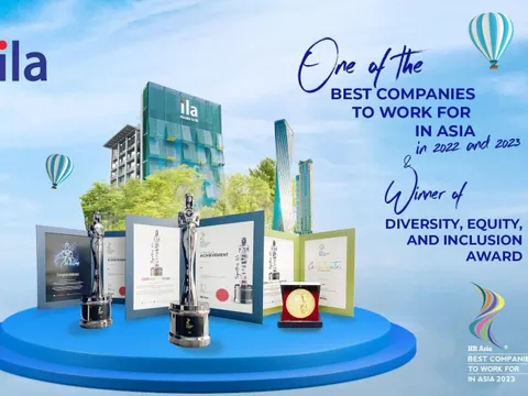 ILA tiếp tục là "Nơi làm việc tốt nhất châu Á" tại HR Asia Awards 2023