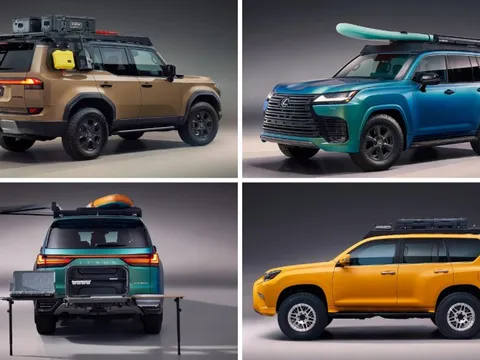 Dàn xe Lexus LX, GX độ chính hãng này cho thấy xe 'chủ tịch' đi phượt trông thế nào