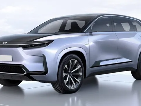 Toyota có 'Highlander chạy điện': 3 hàng ghế, sẽ tới Mỹ đấu VF 9 nhưng có một dấu hỏi lớn