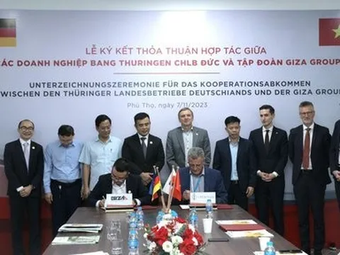 GIZA Group ký kết hợp tác MOU với đoàn doanh nghiệp CHLB Đức
