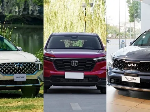 Cuộc chơi Crossover hybrid tại Việt Nam: Honda CR-V e:HEV, Hyundai Santa Fe Hybrid hay KIA Sorento HEV?