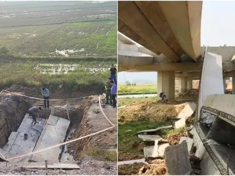 Chưa đầy 6 tháng, xảy ra 2 sự cố khi thi công cao tốc Diễn Châu - Bãi Vọt