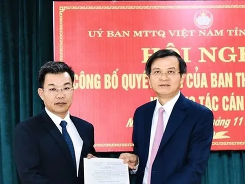 Điều động, chỉ định, bổ nhiệm, phê chuẩn cán bộ chủ chốt 6 tỉnh, thành