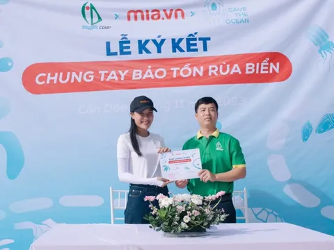 Lễ ký kết chung tay bảo tồn rùa biển tại Côn Đảo