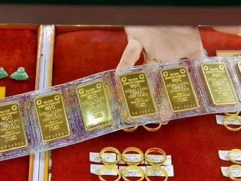Giá vàng trong nước đồng loạt giảm mạnh