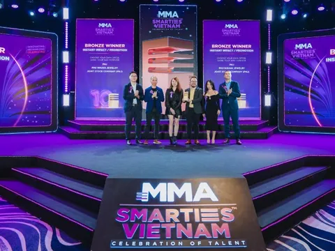 PNJ được vinh danh tại MMA Smarties 2023 nhờ đổi mới tiếp thị bán lẻ