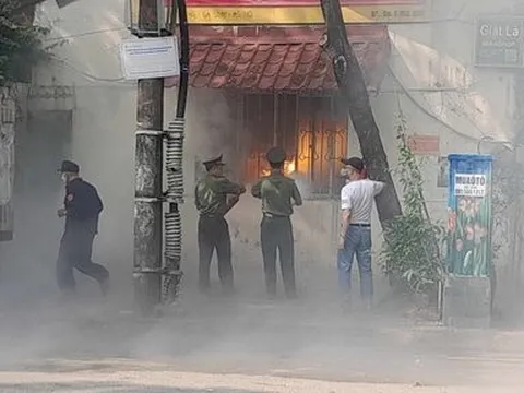 Xử lý tình huống cháy do chập điện tại nhà dân