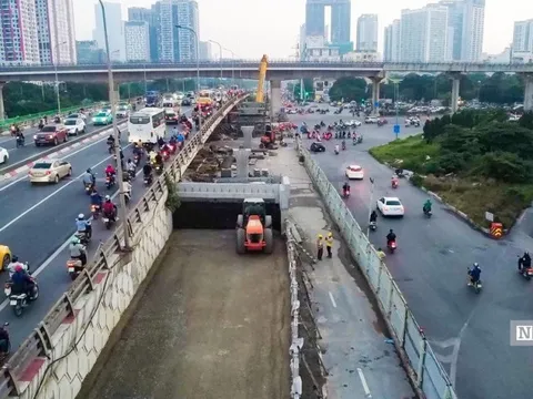 Hà Nội: Hình ảnh 2 cầu vượt trị giá trăm tỷ đồng sau 9 tháng thi công