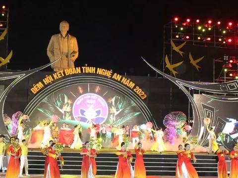 Đêm hội kết đoàn tỉnh Nghệ An: Sức mạnh khối đại đoàn kết toàn dân tộc