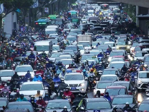 Hà Nội: Mưa rét kèm tắc đường trong ngày đầu tuần