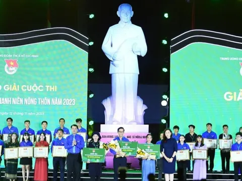 42 nhà nông trẻ xuất sắc nhận giải thưởng Lương Định Của năm 2023