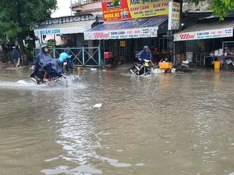 Khánh Hòa: Cảnh báo ngập lụt một số nơi do mưa lớn