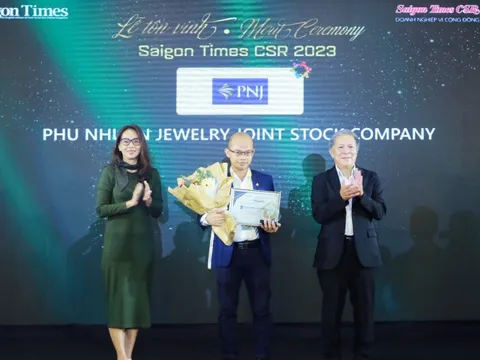 PNJ được vinh danh là "Doanh nghiệp vì cộng đồng" năm 2023