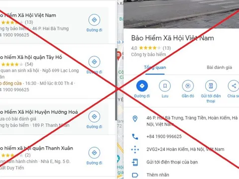 Mạo danh số Tổng đài tư vấn và chăm sóc khách hàng của cơ quan BHXH thu cước phí cao