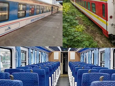 Soi điểm khác biệt 2 đoàn tàu '5 sao' của đường sắt Việt Nam và Tập đoàn Trung Quốc tại Hà Nội