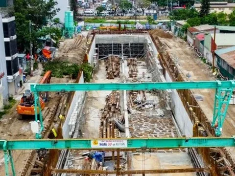 Cận cảnh hầm chui 778 tỷ đồng ở Hà Nội sau hơn 1 năm thi công