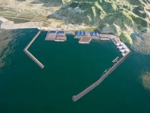 Cảng Cà Nà có thể tiếp nhận hàng container, hàng rời đến 100.000 DWT
