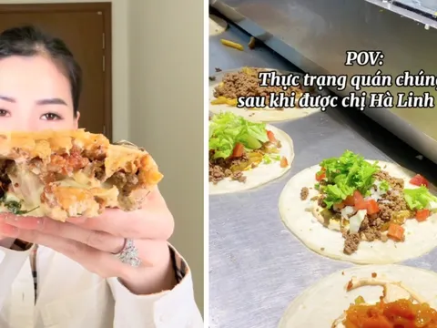 Quán ăn vui mừng vì "thời tới" sau khi được "chiến thần" Hà Linh đăng clip review