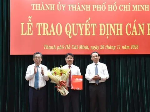 Ông Phạm Hồng Sơn làm Chánh Văn phòng Thành ủy TP HCM