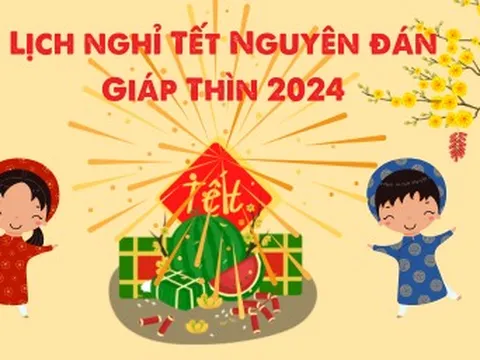 Chốt lịch nghỉ Tết Nguyên đán, lễ Quốc khánh 2024 chính thức với người lao động