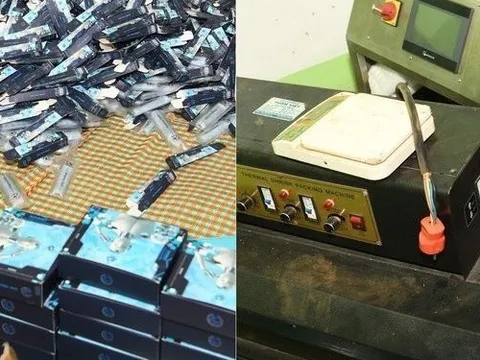 Có gì bên trong "nhà máy" bơm tinh dầu ma túy vào thuốc lá lớn nhất từ trước tới nay tại Hà Nội?