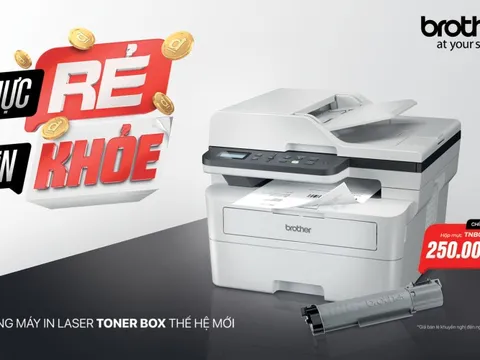 Brother ra mắt máy in laser mới có giá hộp mực chính hãng cực rẻ
