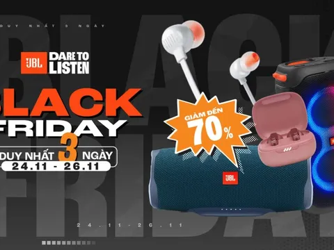 JBL siêu sale Black Friday lên đến 70%