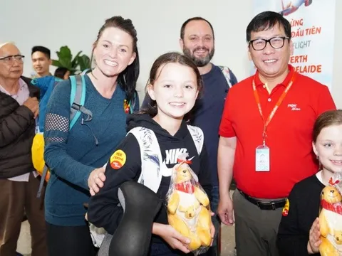 Đường bay đến Perth, Adelaide của Vietjet vừa khai trương