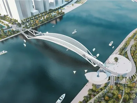 Sở GTVT TP.HCM đang đàm phán với Nutifood để ký kết biên bản thỏa thuận tiếp nhận tài trợ cầu đi bộ 1.000 tỷ bắc qua sông Sài Gòn