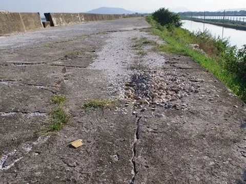 Thanh Hóa: Lãnh đạo Sở NN&PTNT thông tin việc đê sông Yên bị nứt