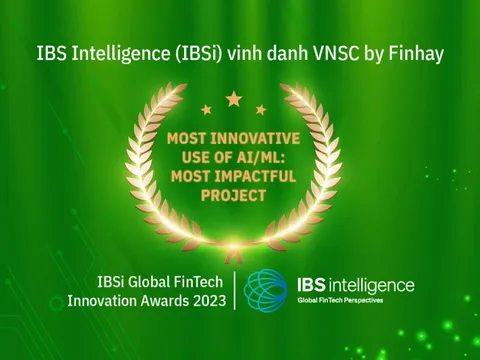 VNSC by Finhay nhận giải thưởng công nghệ toàn cầu IBSi về ứng dụng AI/ML sáng tạo