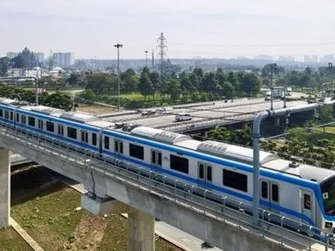 Tp.HCM: Dự kiến vận hành thương mại tuyến metro số 1 vào tháng 7/2024
