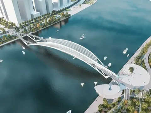 Cầu đi bộ nghìn tỷ vượt sông Sài Gòn sẽ là điểm nhấn cho thành phố và du khách