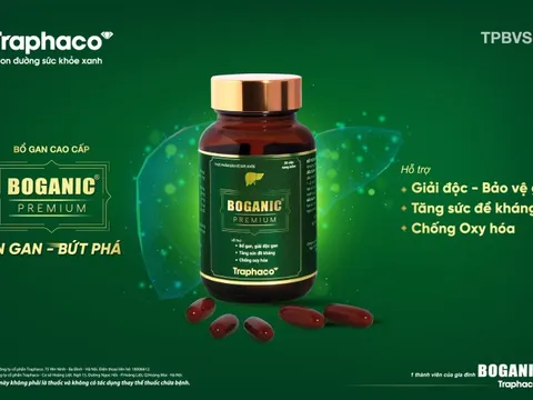 Boganic Premium - sản phẩm cao cấp nâng tầm vị thế Traphaco trong ngành dược