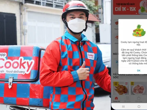 Thị trường quá khốc liệt, Cooky - startup đi chợ online của Founder ShopeeFood rời thị trường Hà Nội, chỉ còn hoạt động tại TPHCM
