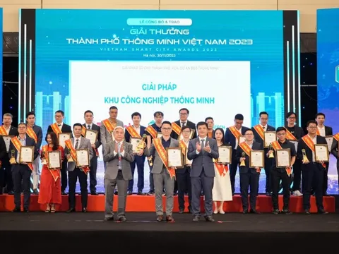 TNTech được vinh danh tại giải thưởng “Thành phố Thông minh Việt Nam” 2023