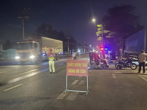 Đồng Nai: CSGT huyện Trảng Bom tăng cường xử lý nồng độ cồn