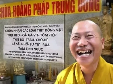 Chân dung sư giả tự xưng 'Đại đức Thích Tâm Phúc' vừa bị bắt
