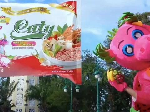 Thời tới cản không kịp: Doanh thu của mì thanh long Caty tăng gấp 612 lần trên Shopee
