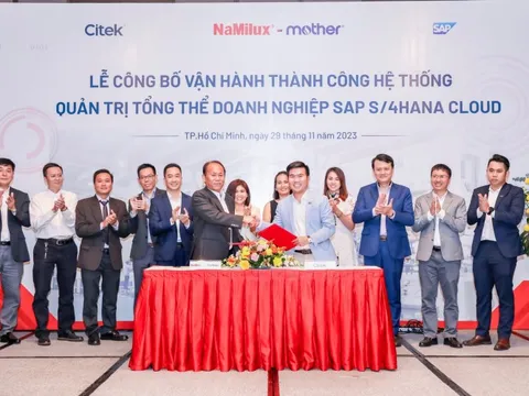 NaMilux và Citek công bố vận hành thành công hệ thống SAP S/4HANA Cloud