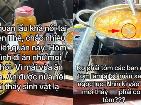 Xôn xao quán vỉa hè nổi tiếng ở Hà Nội bị thực khách phát hiện có rết trong nồi lẩu