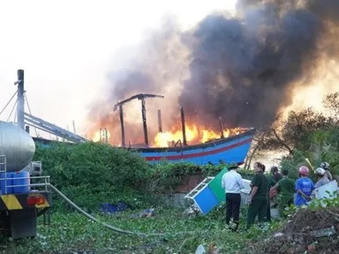 Vụ cháy 11 tàu cá Bình Thuận: UBND tỉnh yêu cầu làm rõ trách nhiệm