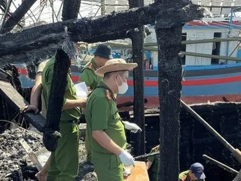 Vụ 11 tàu cá bị cháy ở Bình Thuận: Bộ Công an vào cuộc điều tra