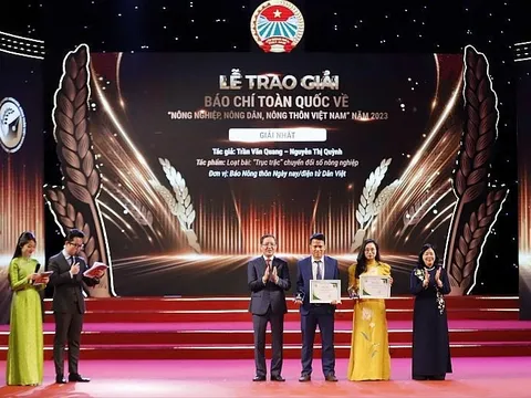 25 tác phẩm báo chí đoạt Giải Báo chí toàn quốc viết về “tam nông”